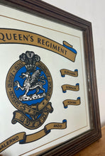 Load image into Gallery viewer, British Vintage Printed Mirror, Battle Honours, The Queen's Regiment, Military Picture