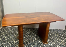 Load image into Gallery viewer, 1930’s Vintage Art Deco Burr Walnut Dining Table, Period Furniture
