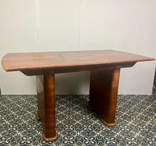 Load image into Gallery viewer, 1930’s Vintage Art Deco Burr Walnut Dining Table, Period Furniture