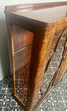Load image into Gallery viewer, 1930’s Walnut Art Deco Vintage Cocktail Cabinet
