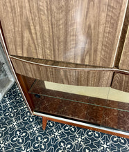 Load image into Gallery viewer, This stylish piece of furniture is a vintage mid-century modern (MCM) bureau and drinks cabinet, often attributed to the maker Hubbinet.