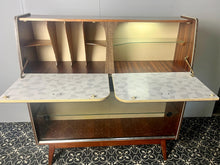 Load image into Gallery viewer, Retro 1960’s Mid-Century Writing Desk And Vintage Cocktail Drinks Cabinet