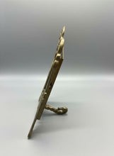 Load image into Gallery viewer, Antique Art Nouveau Brass Lady Picture Frame