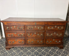 Load image into Gallery viewer, Antique Georgian 18th Century George III Oak Lancashire Mule Chest
