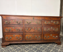 Load image into Gallery viewer, Antique Georgian 18th Century George III Oak Lancashire Mule Chest