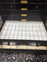 Load image into Gallery viewer, Antique Victorian Museum Specimen Collector Cabinet