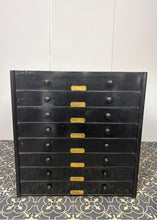 Load image into Gallery viewer, Antique Victorian Museum Specimen Collector Cabinet