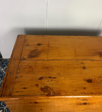 Load image into Gallery viewer, Antique Victorian pine trunk dating from the late 19th century.