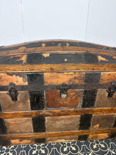 Load image into Gallery viewer, Antique Victorian 19th Century Dome Trunk, Steamer Sea Chest