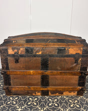 Load image into Gallery viewer, Antique Victorian 19th Century Dome Trunk, Steamer Sea Chest