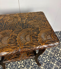 Load image into Gallery viewer, Antique Japanese Hand Carved Two Tier Side Table For Liberty and Co ( circa 1900 )