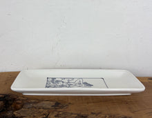 Load image into Gallery viewer, Vintage Mid-Century Ring Dish, Porcelain Tray featuring Alphonse Mucha’s "Amethyst"