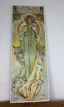 Load image into Gallery viewer, Stunning 1930’s Vintage Alphonse Mucha "Leslie Carter" Art Nouveau Lithograph Poster