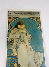 Load image into Gallery viewer, Vintage Alphonse Mucha Art Nouveau Lithograph On Board – Sarah Bernhardt (c. 1930s) French Picture