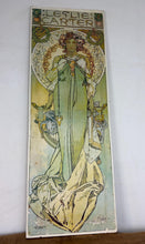 Load image into Gallery viewer, Stunning 1930’s Vintage Alphonse Mucha "Leslie Carter" Art Nouveau Lithograph Poster