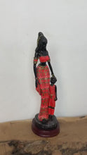 Load and play video in Gallery viewer, Vintage art nouveau lady and child figure, art sculpture, home ornaments, interior design, beautiful statue, vogue style, fashion piece