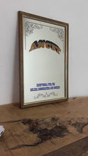 Load and play video in Gallery viewer, Vintage Ancit fuels advertising mirror, collectable piece, boiler and cookers picture, Victorian style sign, vintage advertising