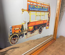 Load image into Gallery viewer, Oakeys Emery Cloth, Vintage, Transport, Advertising Mirror, Collectibles