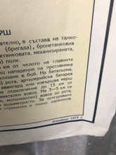 Load image into Gallery viewer, Original vintage military tank diagram, Eastern European based on USA, Greece, Turkey battle plans, communism, education collectable