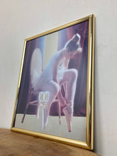 Load image into Gallery viewer, Stunning vintage art nouveau, ballerina ballet, decorative mirror, wall art, collectibles piece, Christmas gift