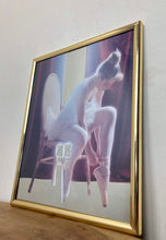 Load image into Gallery viewer, Stunning vintage art nouveau, ballerina ballet, decorative mirror, wall art, collectibles piece, Christmas gift