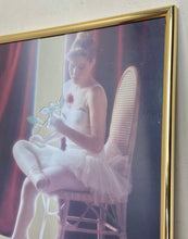 Load image into Gallery viewer, Stylish vintage art nouveau ballerina, ballet decorative mirror, collectibles piece, dance and dancing, theatre shows, interior design