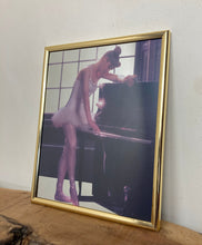 Load image into Gallery viewer, Wonderful vintage art nouveau, ballerina, ballet decorative mirror, collectibles piece, dancing picture, romantic gift, interior design