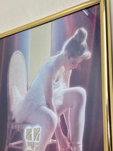 Load image into Gallery viewer, Stunning vintage art nouveau, ballerina ballet, decorative mirror, wall art, collectibles piece, Christmas gift