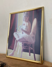 Load image into Gallery viewer, Stylish vintage art nouveau ballerina, ballet decorative mirror, collectibles piece, dance and dancing, theatre shows, interior design
