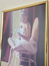 Load image into Gallery viewer, Stylish vintage art nouveau ballerina, ballet decorative mirror, collectibles piece, dance and dancing, theatre shows, interior design