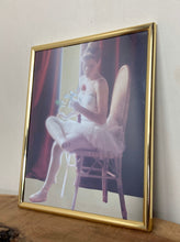 Load image into Gallery viewer, Stylish vintage art nouveau ballerina, ballet decorative mirror, collectibles piece, dance and dancing, theatre shows, interior design