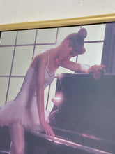 Load image into Gallery viewer, Wonderful vintage art nouveau, ballerina, ballet decorative mirror, collectibles piece, dancing picture, romantic gift, interior design