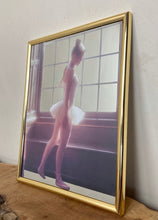 Load image into Gallery viewer, Beautiful vintage art nouveau style ballerina, decorative mirror, wall art, dance and dancing, interior design, retro style, romantic gift