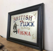 Load image into Gallery viewer, Antique British pluck, flaked Virginia tobacco, cigarettes advertising, war mirror, collectibles piece