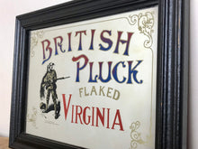 Load image into Gallery viewer, Antique British pluck, flaked Virginia tobacco, cigarettes advertising, war mirror, collectibles piece