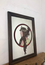 Load image into Gallery viewer, Glamorous vintage art nouveau picture mirror wall art lady collectibles