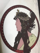 Load image into Gallery viewer, Glamorous vintage art nouveau picture mirror wall art lady collectibles