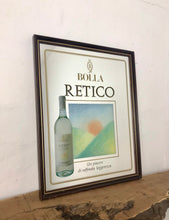 Load image into Gallery viewer, Vintage Bolla Retico Italian wine mirror wall art advertising collectibles piece