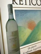 Load image into Gallery viewer, Vintage Bolla Retico Italian wine mirror wall art advertising collectibles piece