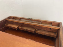 Load image into Gallery viewer, Beautiful antique Victorian 19th century 1800’s writing slope chest box marquetry walnut stunning