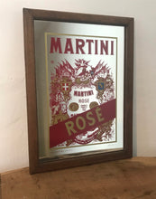 Load image into Gallery viewer, Martini rose vintage advertising mirror art deco Italian liquor drinks spirit collectibles