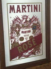 Load image into Gallery viewer, Martini rose vintage advertising mirror art deco Italian liquor drinks spirit collectibles
