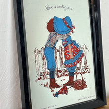 Load image into Gallery viewer, A beautiful mirror showcasing a young child in bright farm attire hugging against a backdrop of farm animals, creating a joyful and heartwarming piece.