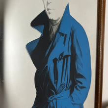Load image into Gallery viewer, Vintage Humphrey Bogart movie mirror, sirocco, film and tv Hollywood advertising, wall art picture, Americana collectable