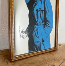 Load image into Gallery viewer, Vintage Humphrey Bogart movie mirror, sirocco, film and tv Hollywood advertising, wall art picture, Americana collectable