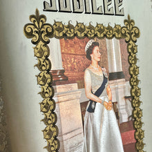 Load image into Gallery viewer, Beautiful vintage Silver Jubilee collectable mirror, Queen Elizabeth II, Royal souvenir, memorabilia wall art, queen portrait, british