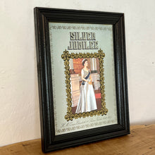 Load image into Gallery viewer, Beautiful vintage Silver Jubilee collectable mirror, Queen Elizabeth II, Royal souvenir, memorabilia wall art, queen portrait, british