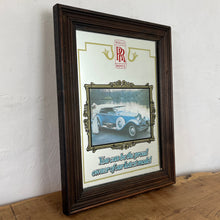 Load image into Gallery viewer, glamourous design with antique picture of the luxury car in intricate finish, excellent quote in stylish fonts with a detailed gold border and red logo of the brand.