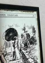 Load image into Gallery viewer, Edwardian piece featuring a male tourist and old lady in the background is a village effect, with a funny satirical quote toward the bottom, a lovely collectible piece.