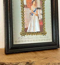 Load image into Gallery viewer, Beautiful vintage Silver Jubilee collectable mirror, Queen Elizabeth II, Royal souvenir, memorabilia wall art, queen portrait, british